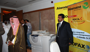 PDF/A for Long Term Electronic Archiving was presented by Anees Abdul Rahiman and Beaman Esstasi and Simplified Document Capture Solutions were presented by Mohamed ElBahrawi. Both presentations were well received and drove delegates to the Xerox Stand for demonstrations and discussions on the subject.