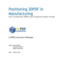 Positioning 3DPDF in Manufacturing Report Cover