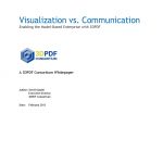 Cover for Visualization vs Communications paper a 3D PDF Consortium whitepaper