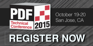 Register Now for the PDF Technical Conference 2015, October 19-20 in San Jose, CA