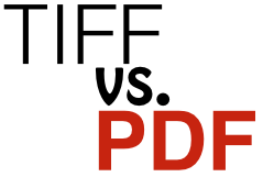 TIFF vs. PDF