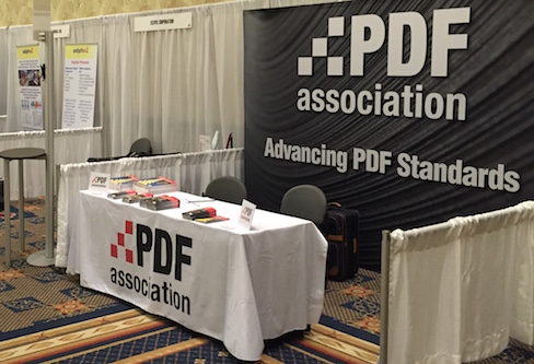 PDF Association booth at Xplor 2015