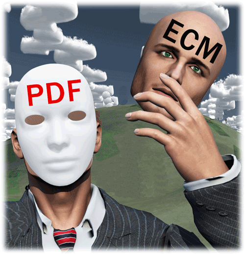 PDF behind the ECM mask