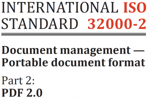Cover of PDF 2.0.