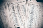 Pile of paper documents.