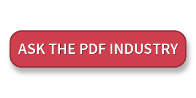 Ask the PDF industry.