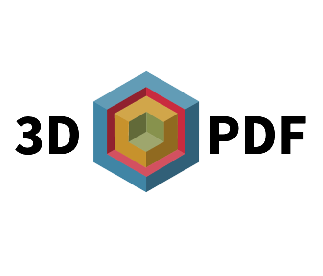 3D PDF logo
