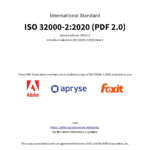 ISO 32000-2:2020 Cover