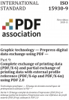 ISO 15930-9 Graphic Technology Prepress digital data exchanged using PDF Part 9: Complete exchange of printing data cover