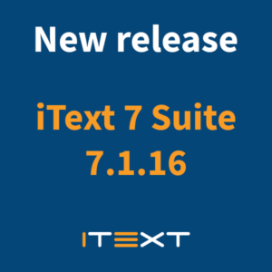 New release iText 7 Suite 7.1.16