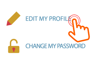 Edit my profile and change my password icons.