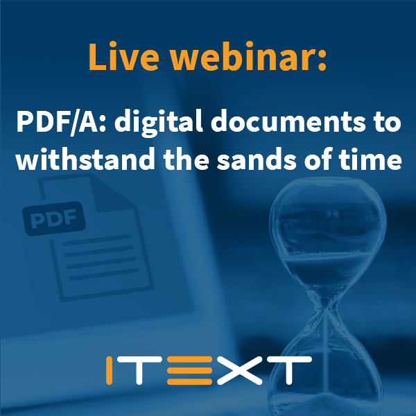 LIve Webinar PDF/A