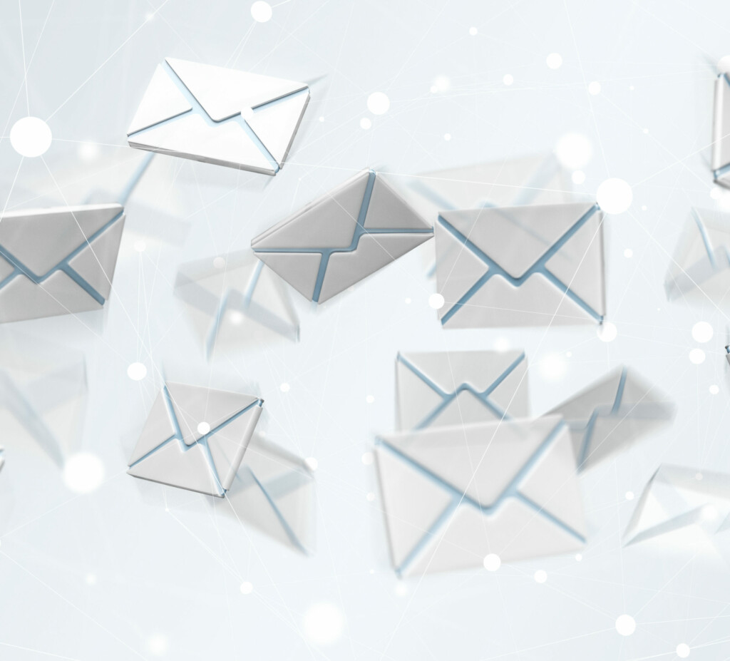 A swirl of email.