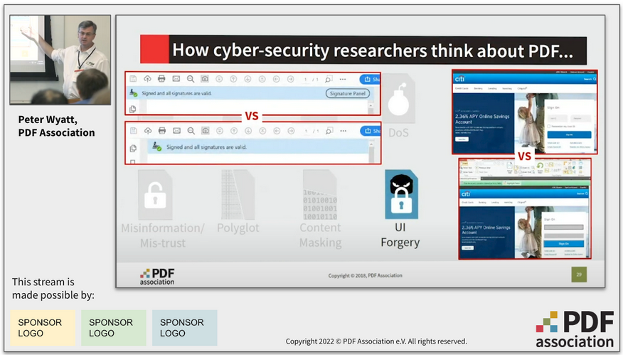 Streaming sponsorship layout