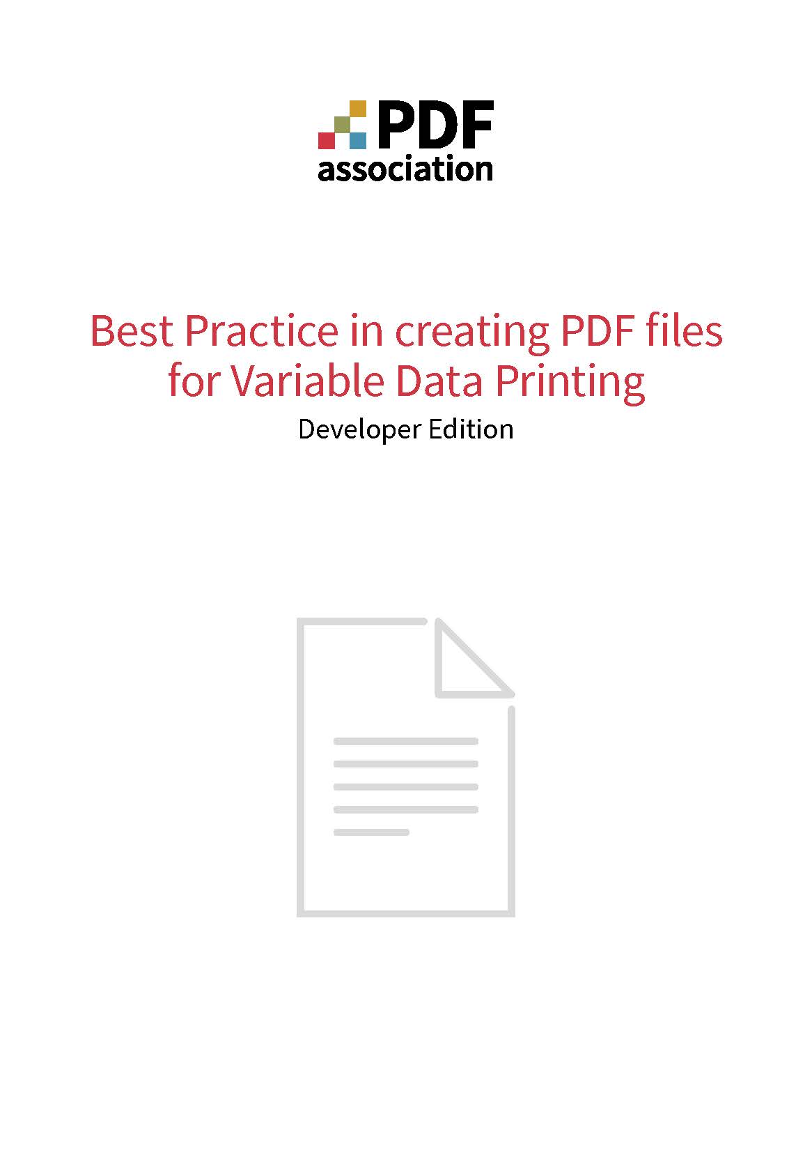 Best Practice in Creating Print Files for Variable Data Printing