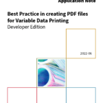 Best Practice in Creating PDF files for variable data printing Developer version cover image