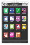 callas pdfToolbox switchboard displayed on a small screen