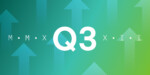 Q3 on a blue-green background with upward arrow