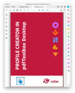 callas software Profile creation in pdfToolbox Desktop