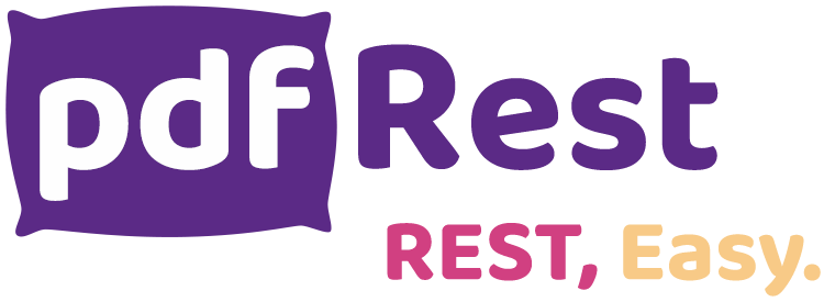 pdfRest Rest, Easy logo
