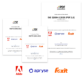 ISO 32000 sponsored by Adobe, Apryse and Foxit.