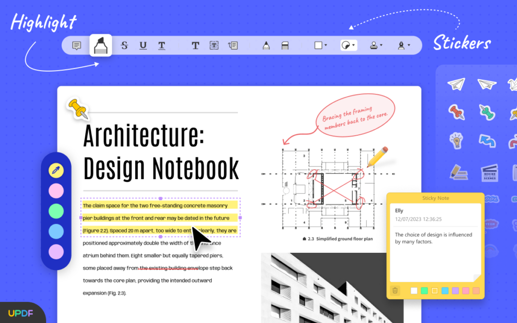 annotate PDF with UPDF