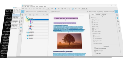 Screenshot of Accessibility Sample in PDFix Desktop Pro