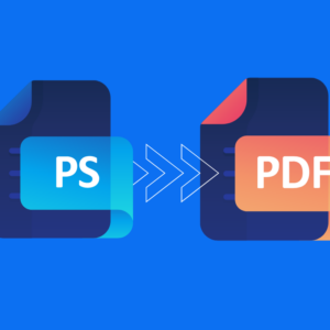 PS (postscript) to PDF