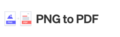 Vector image with a PDF and PNG file on it. The words say 