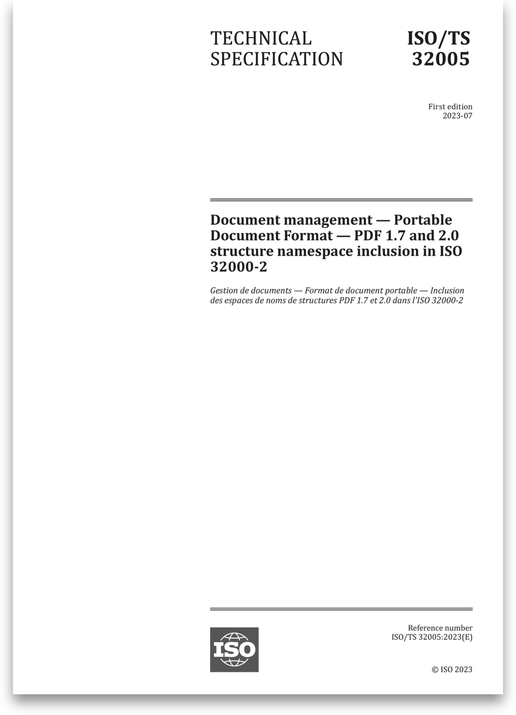 ISO 32005 cover