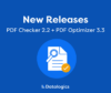 Screenshot for New Releases PDF Checker 2.2 and PDF Optimizer 3.3 from Datalogics.
