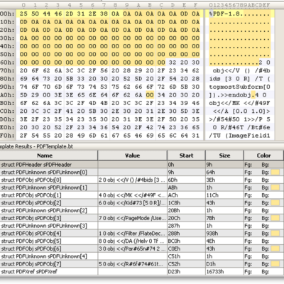pdf code that may be malformed