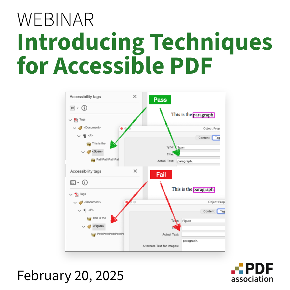 Webinar – Techniques for Accessible PDF: An Introduction – PDF Association