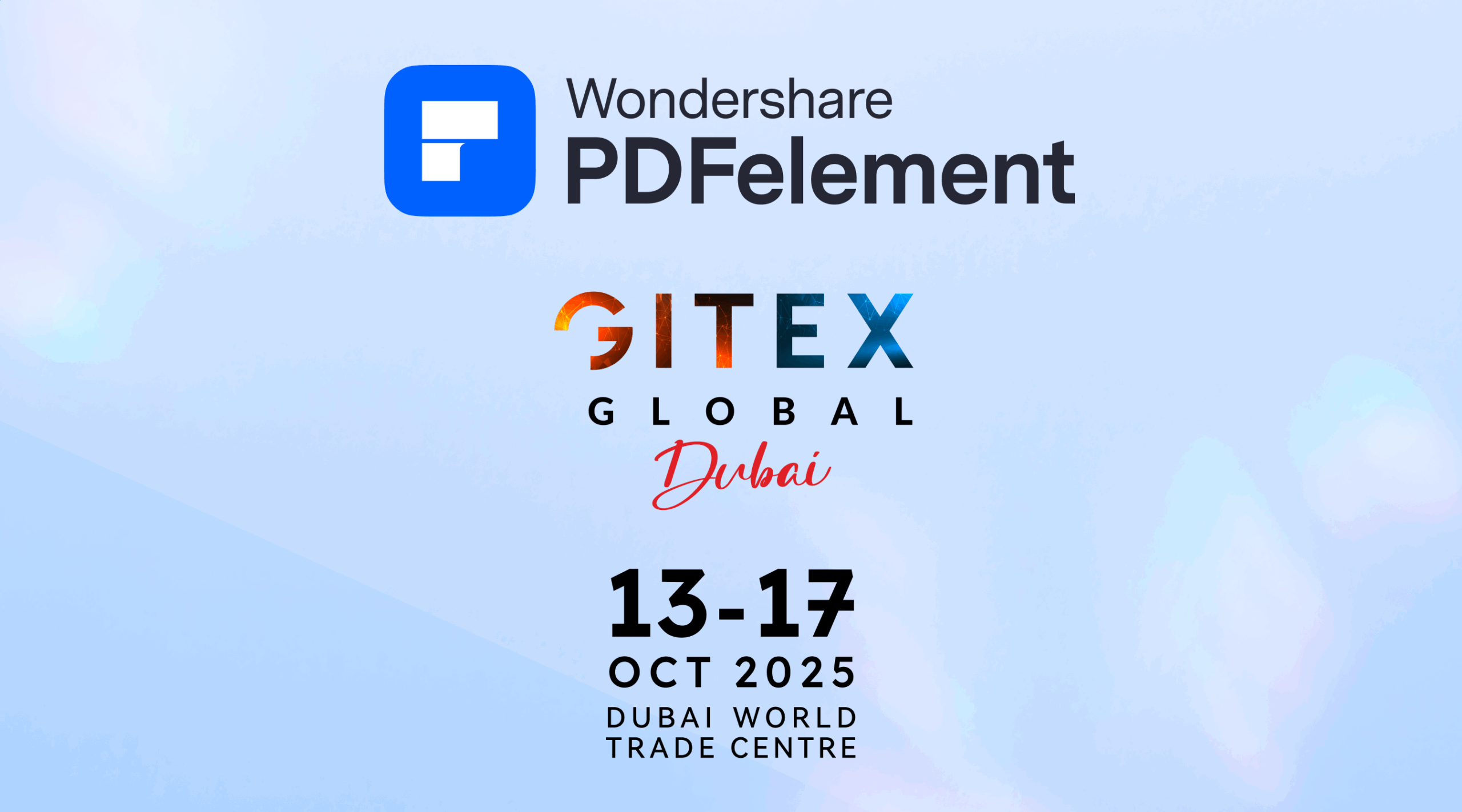 Wondershare PDFelement GITEX Global Dubai October 13-17, 2025