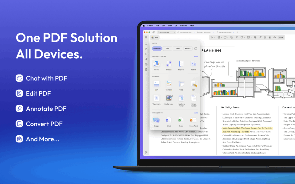 image saying "One PDF Solution. All Devices"