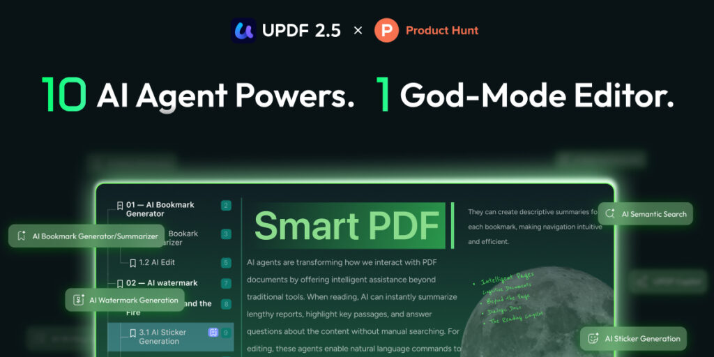 UPDF 2.5 product hunt