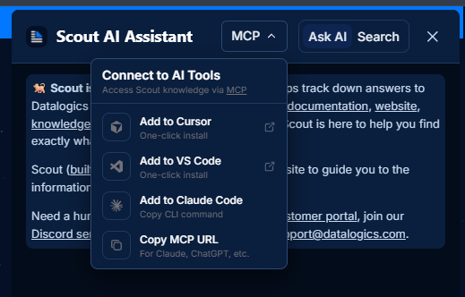 Datalogics Scout AI Assistant MCP