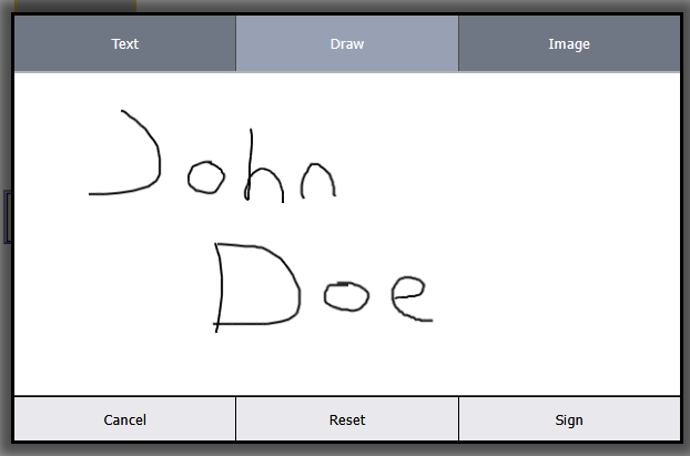 draw signature