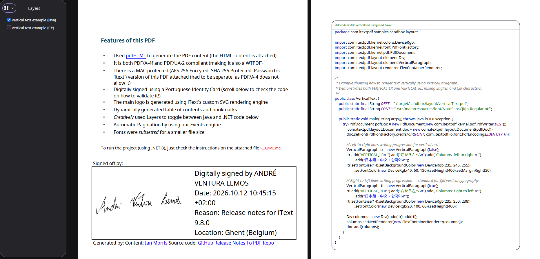 A screenshot of the release notes PDF displayed in Firefox